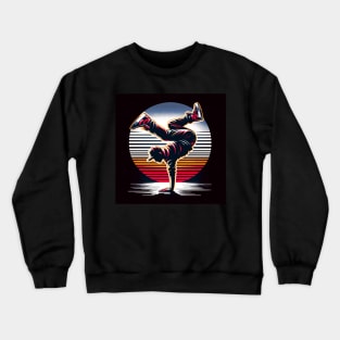 Inverted Rhythm: The Pulse of Street Dance Crewneck Sweatshirt